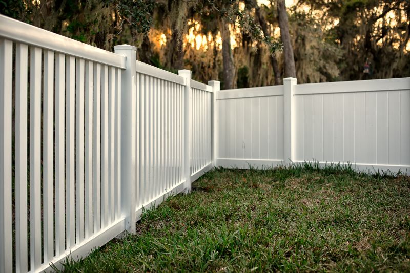 White Vinyl Privacy Fence